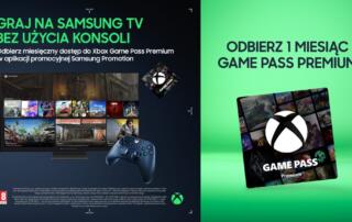 Kup telewizor Samsung i odbierz miesiąc dostępu do Xbox Game Pass Premium
