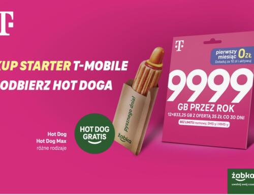 Starter T-Mobile z pierwszym miesiącem za 0 zł, a do tego hot dog gratis w sklepie Żabka