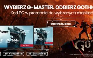 iiyama G-Master i THQ Nordic łączą siły przy polskiej premierze Gothic Remake