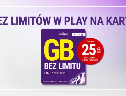 GB bez limitu przez pół roku – nowa oferta Play na Kartę