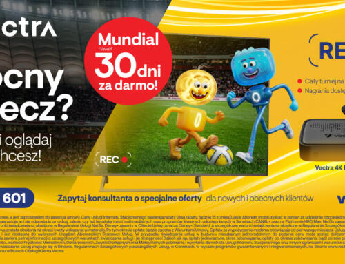 Vectra na Mundial 2026: nawet 30 dni telewizji za darmo – Oglądaj i nagrywaj mecze, kiedy chcesz