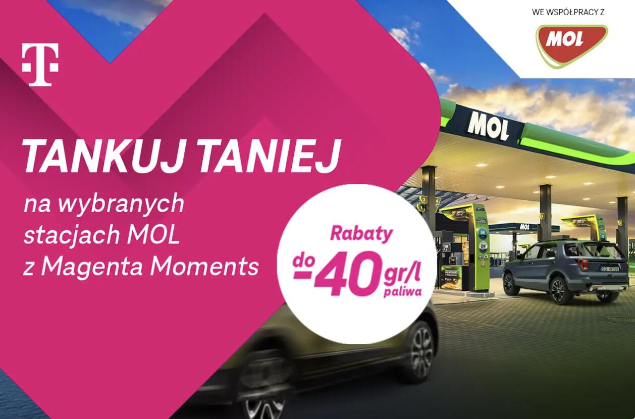 Wyrusz w wakacyjną trasę z rabatami na paliwo w Magenta Moments od T-Mobile